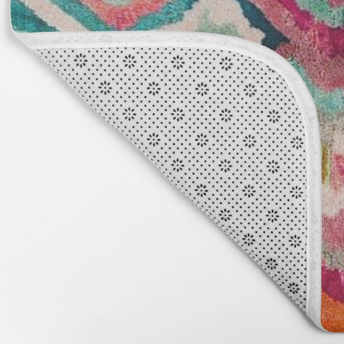 Multicolour Design Bath Mat Gallery Image 2
