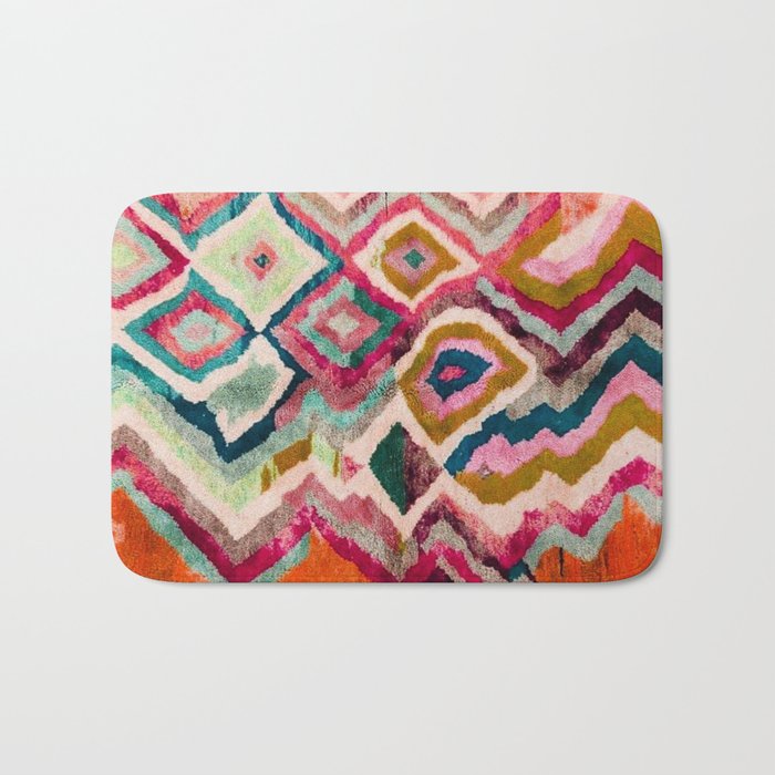 Multicolour Design Bath Mat Gallery Image 1