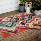Multicolour Design Outdoor Rug Gallery Image 2