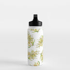 Australian Wattle Flower, Illustration Water Bottle Gallery Image 3