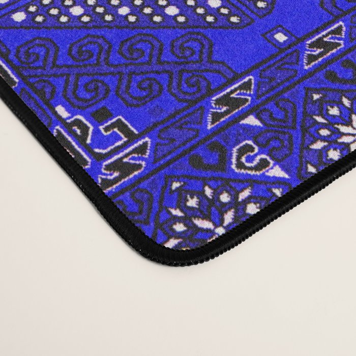 Oriental Opulence: Royal Blue Velvet Moroccan Majesty Desk Mat Gallery Image 4