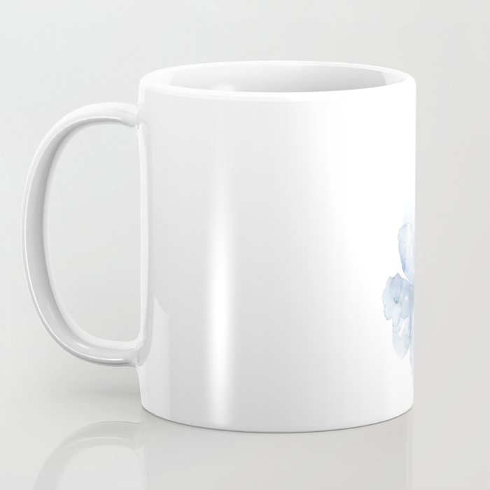 Blue Watercolor Poppies Coffee Mug Gallery Image 3