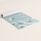 Queen Anne's Lace Floral Pattern Yoga Mat Gallery Image 2