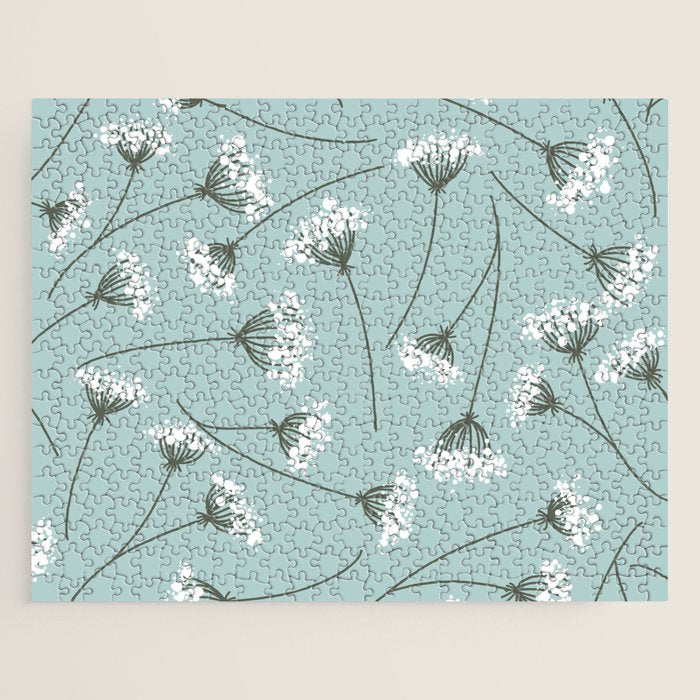 Queen Anne's Lace Floral Pattern Jigsaw Puzzle Gallery Image 1