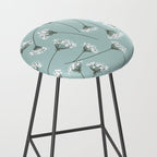 Queen Anne's Lace Floral Pattern Stool Gallery Image 2