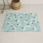 Queen Anne's Lace Floral Pattern Rug Gallery Image 1