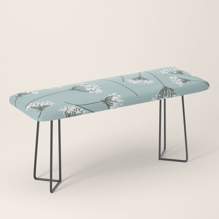 Queen Anne's Lace Floral Pattern Bench Gallery Image 1
