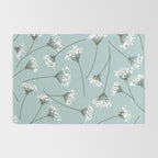 Queen Anne's Lace Floral Pattern Rug Gallery Image 2