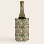 Holiday Doodle Dogs . Tan and Brown Wine Chiller Gallery Image 2