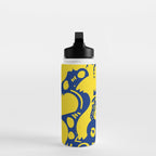 Blue Sweet Monsters in the Sun Street Art Graffiti Design Water Bottle Gallery Image 3