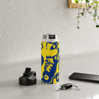 Blue Sweet Monsters in the Sun Street Art Graffiti Design Water Bottle Gallery Image 5