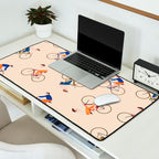 Bike Pattern Desk Mat Gallery Image 2