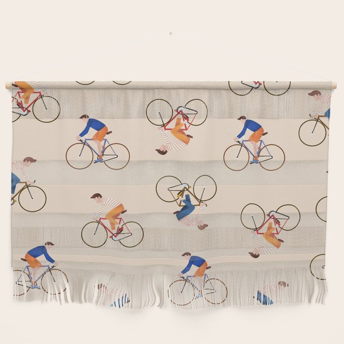 Bike Pattern Wall Hanging Gallery Image 1