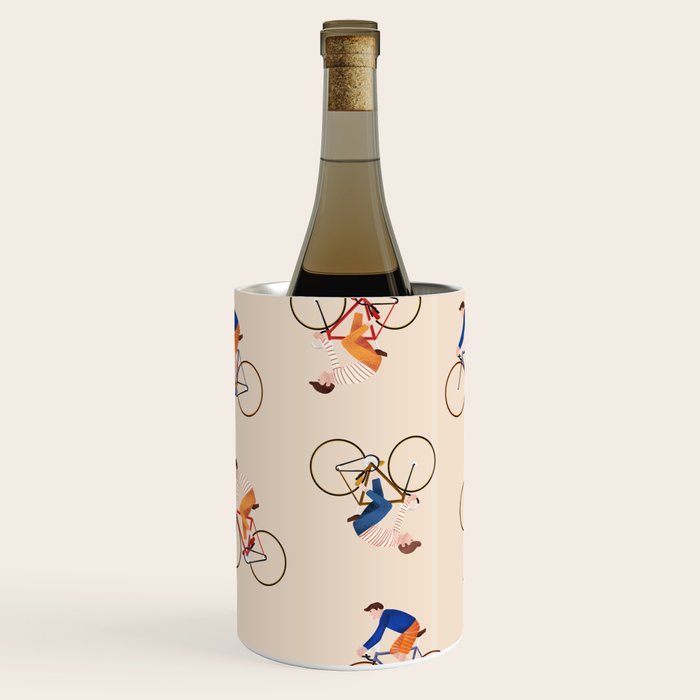 Bike Pattern Wine Chiller Gallery Image 1