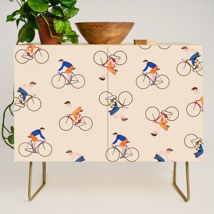 Bike Pattern Credenza Gallery Image 1