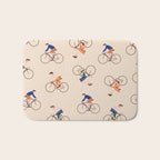 Bike Pattern Bath Mat Gallery Image 1