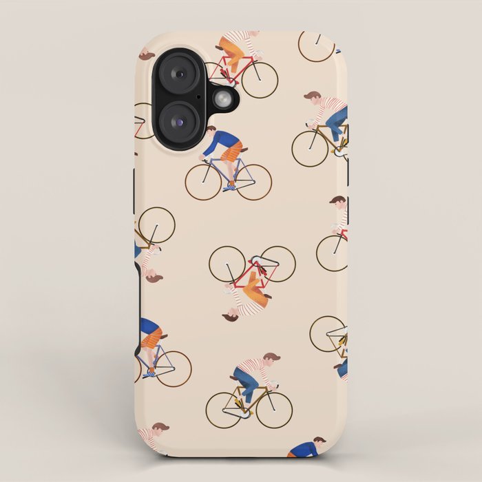 Bike Pattern iPhone Case Gallery Image 1