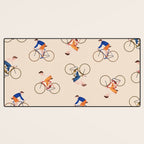 Bike Pattern Desk Mat Gallery Image 3