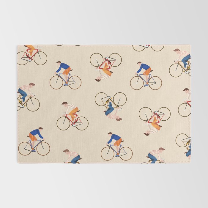 Bike Pattern Rug Gallery Image 2
