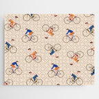Bike Pattern Jigsaw Puzzle Gallery Image 1
