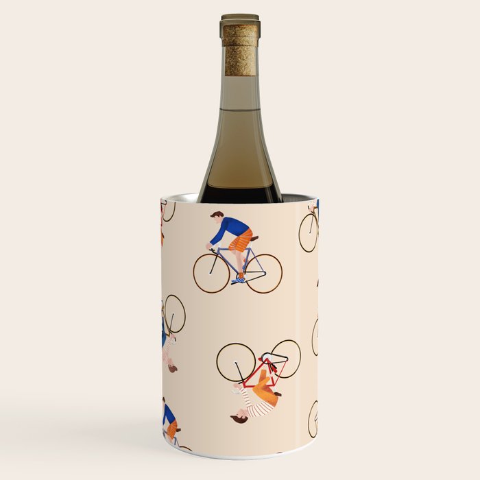 Bike Pattern Wine Chiller Gallery Image 3
