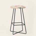 Bike Pattern Stool Gallery Image 1