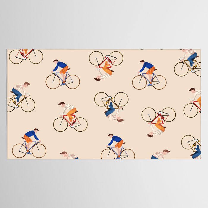 Bike Pattern Tablecloth Gallery Image 2