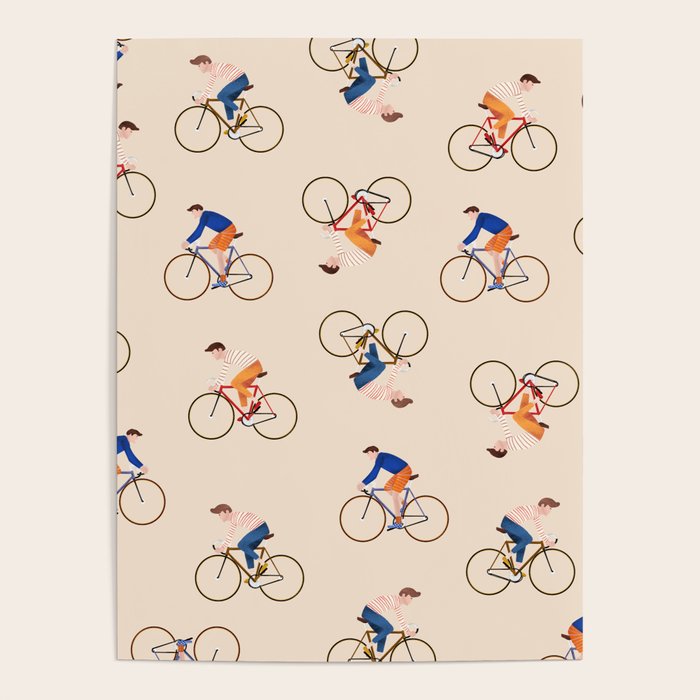 Bike Pattern Poster Gallery Image 4