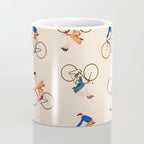Bike Pattern Coffee Mug Gallery Image 4