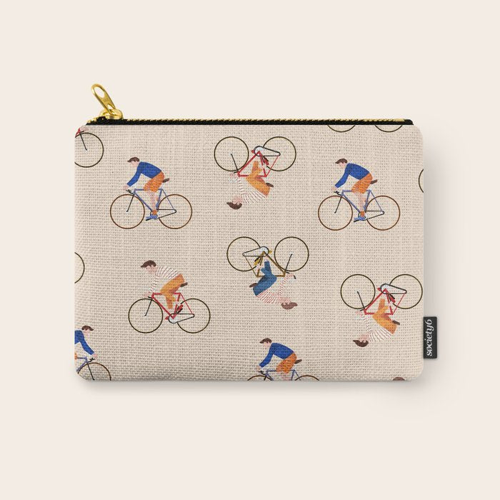 Bike Pattern Carry All Pouch Gallery Image 1