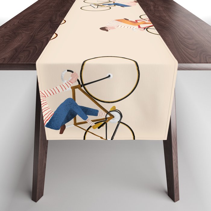 Bike Pattern Table Runner Gallery Image 1