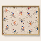 Bike Pattern Serving Tray Gallery Image 1