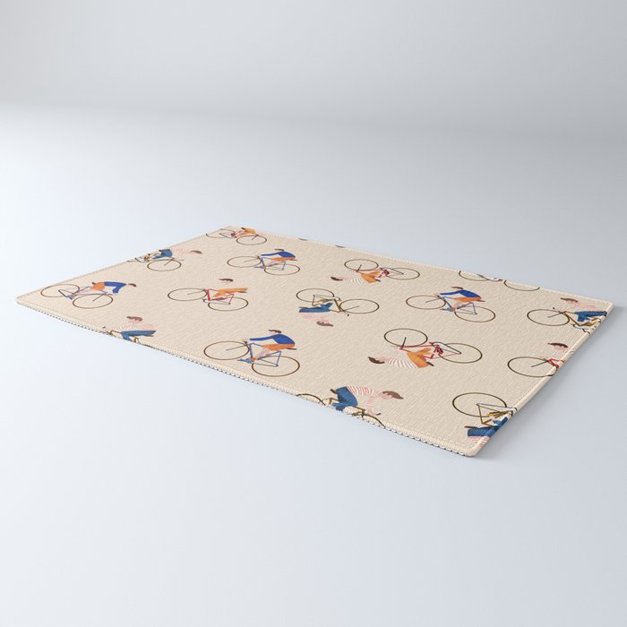 Bike Pattern Rug Gallery Image 3