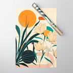 Petals Garden Geometry 2 Wrapping Paper Gallery Image 1