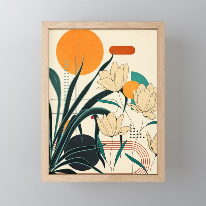 Petals Garden Geometry 2 Mini Art Print Gallery Image 1