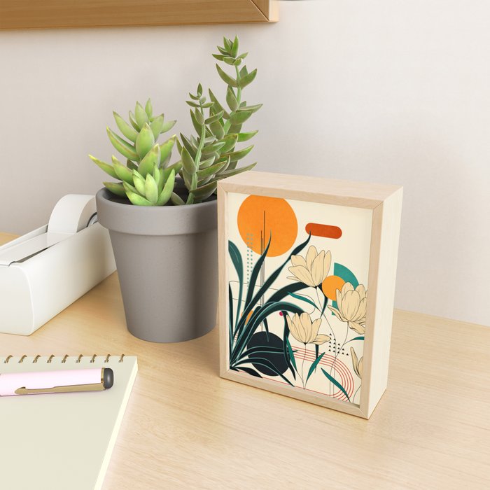Petals Garden Geometry 2 Mini Art Print Gallery Image 2