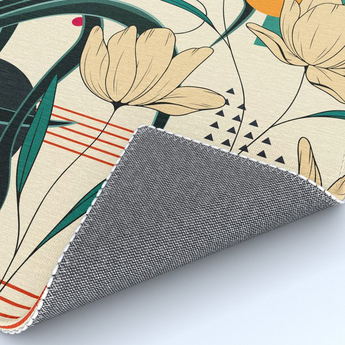 Petals Garden Geometry 2 Rug Gallery Image 4