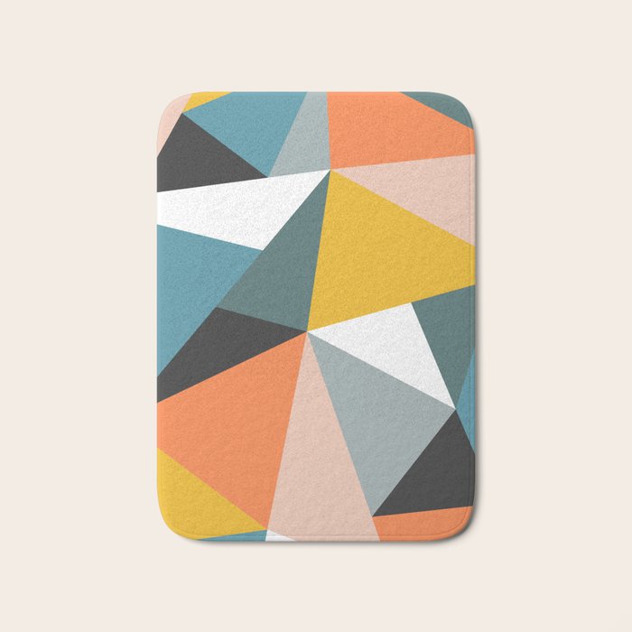 Modern Geometric 36 Bath Mat Gallery Image 1