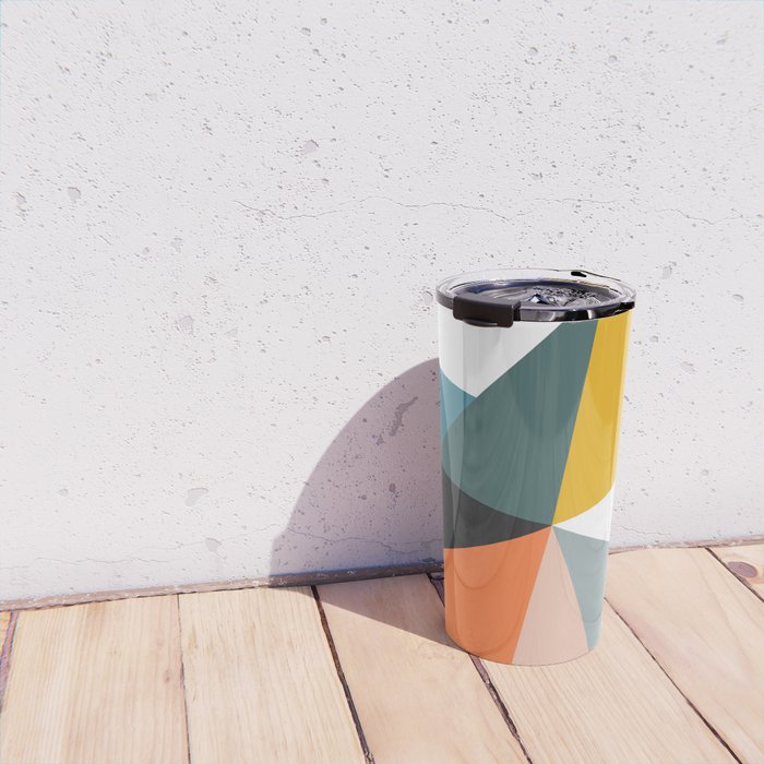 Modern Geometric 36 Travel Mug Gallery Image 4