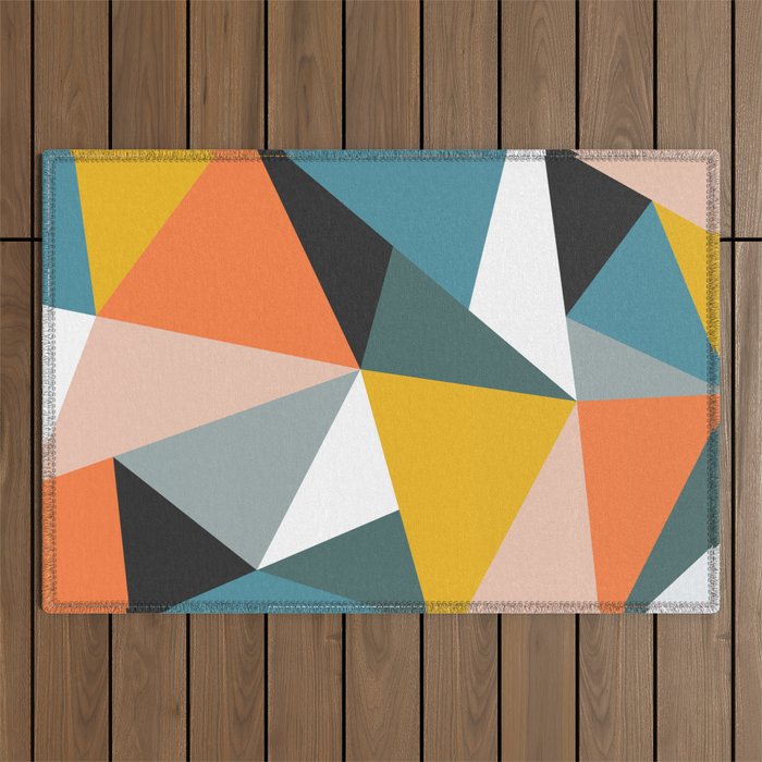 Modern Geometric 36 Outdoor Rug Gallery Image 1