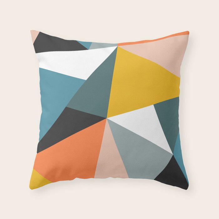 Modern Geometric 36 Throw Pillow Gallery Image 6
