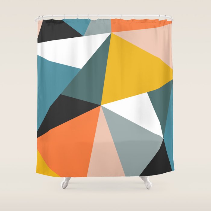 Modern Geometric 36 Shower Curtain Gallery Image 1