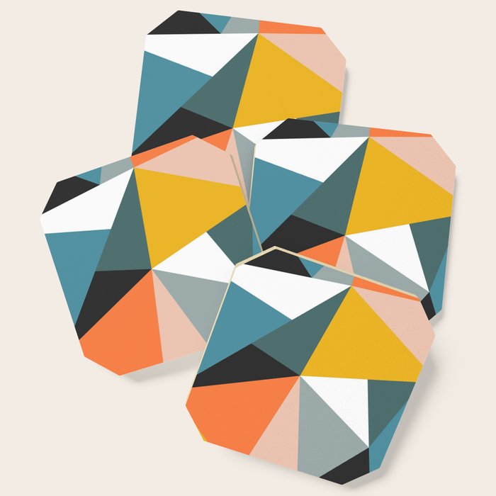Modern Geometric 36 Coaster Gallery Image 1
