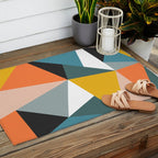 Modern Geometric 36 Outdoor Rug Gallery Image 2