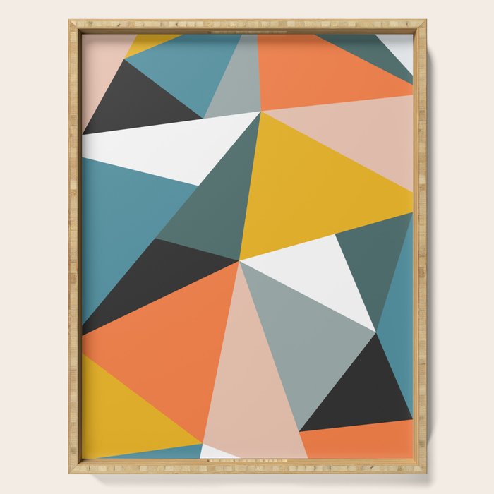 Modern Geometric 36 Serving Tray Gallery Image 1