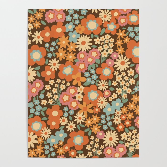 Calendulas and daisies Poster Gallery Image 4