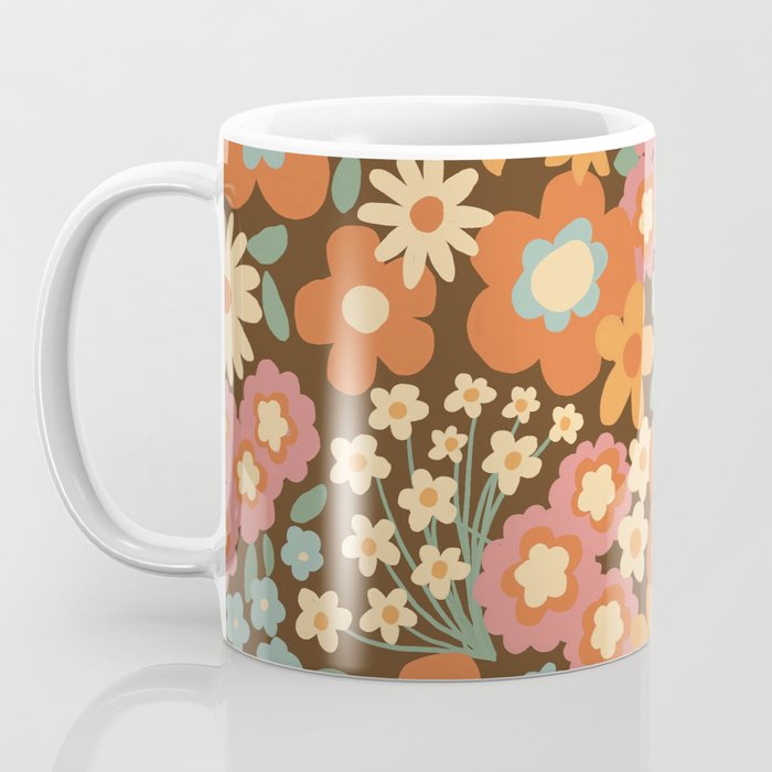 Calendulas and daisies Coffee Mug Gallery Image 3