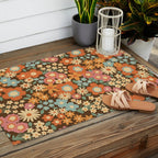 Calendulas and daisies Outdoor Rug Gallery Image 2