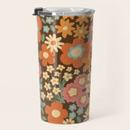 Calendulas and daisies Travel Mug Gallery Image 3
