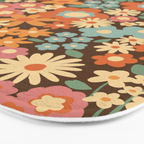 Calendulas and daisies Bath Mat Gallery Image 3